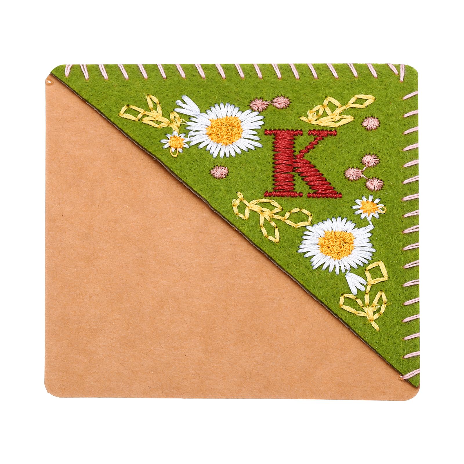 PATIKIL Personalized Embroidered Corner Bookmark