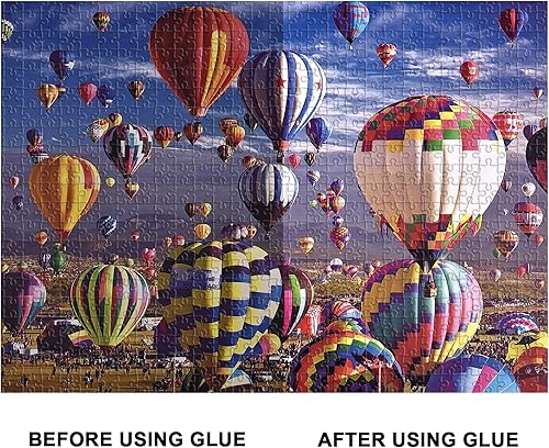 Miniatura 3 de YAKAMOZ Pegamento de rompecabezas actualizado con nuevo cabezal de esponja para adultos y niños, pegamento transparente soluble en agua, para