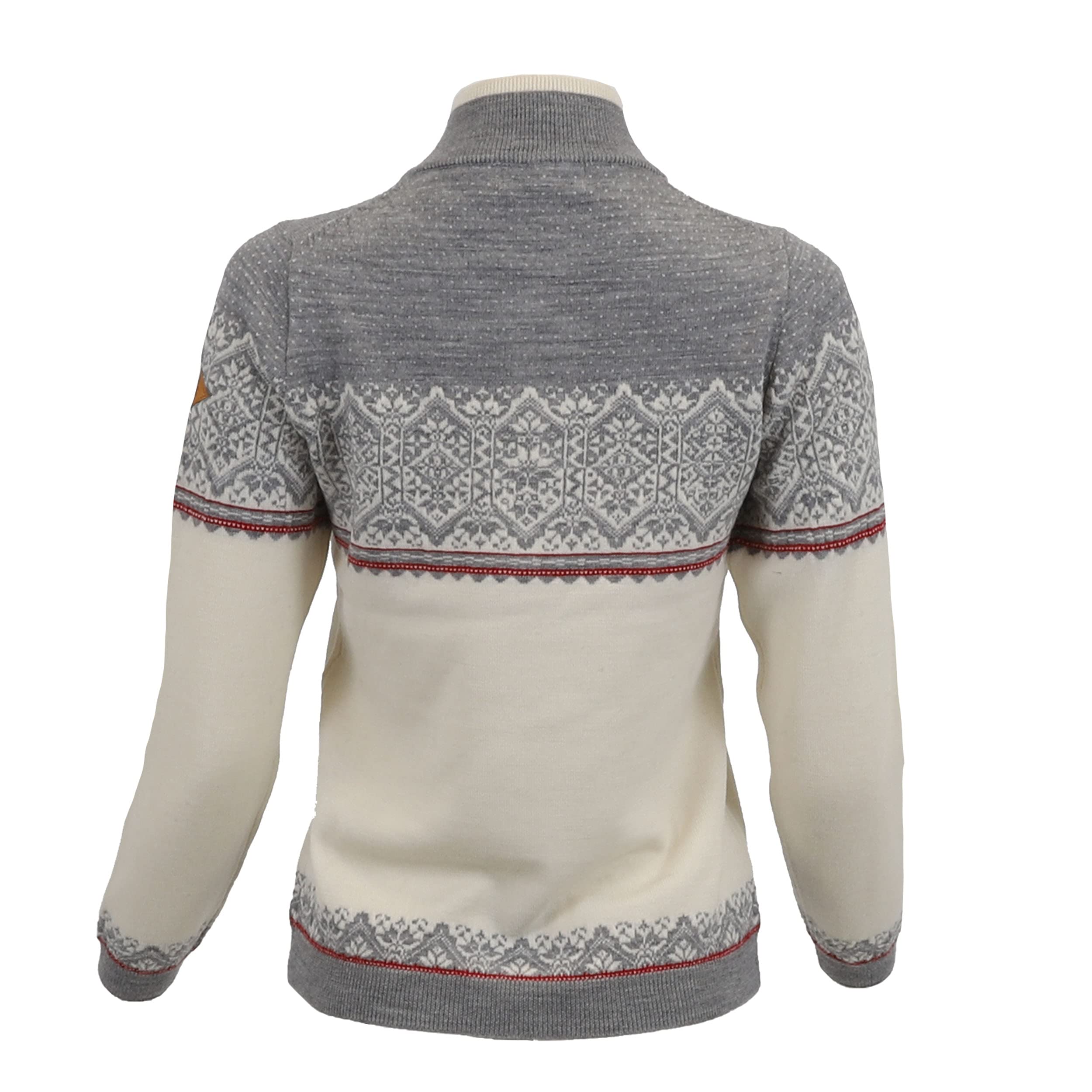 ICEWEAR Gerðe feiner Merino-Damenpullover mit halbem Reißverschluss