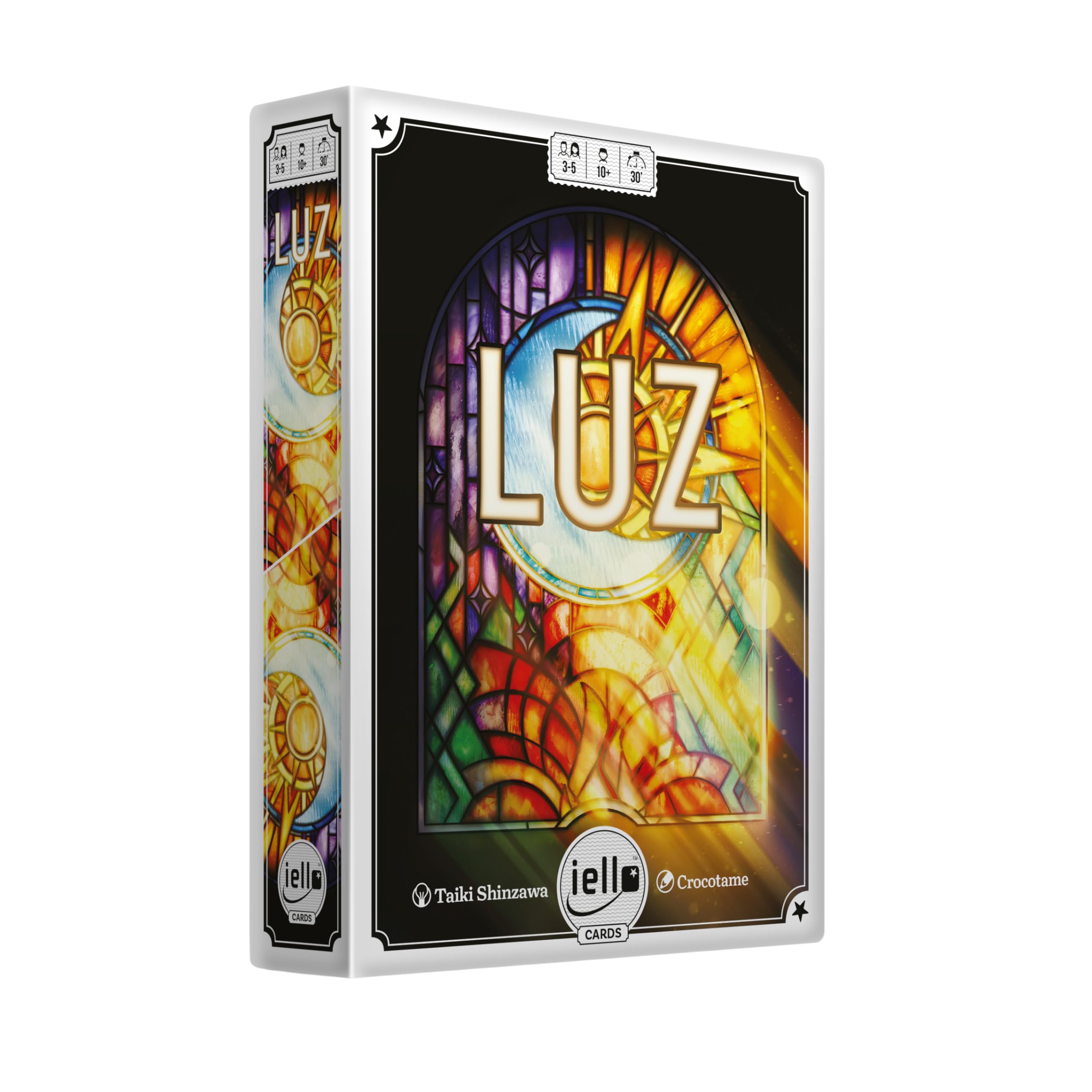 IELLO | Luz | Trick-Taking Card Game | Ages 10+ | 3-5 Players | 30 Minutes Playing Time