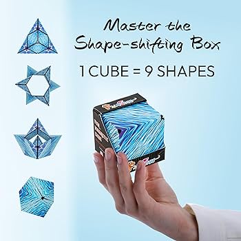 FUNVERSE® Magic Cube 3D Shape Shifting Puzzle Box - Magnetic