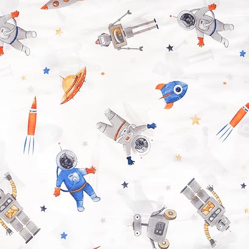 Miniatura 40 de J-pinno Cars Vehicles Digger - Juego de sábanas para niños pequeños, 100 % algodón, 3 piezas, de dibujos animados, sábana encimera y funda