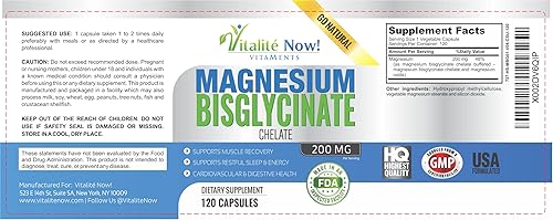 Miniatura 6 de Bisglicinato de magnesio 200 mg 100% quelado, máxima absorción y biodisponibilidad, totalmente reaccionado y tamponado, sin efecto laxante, sueño,
