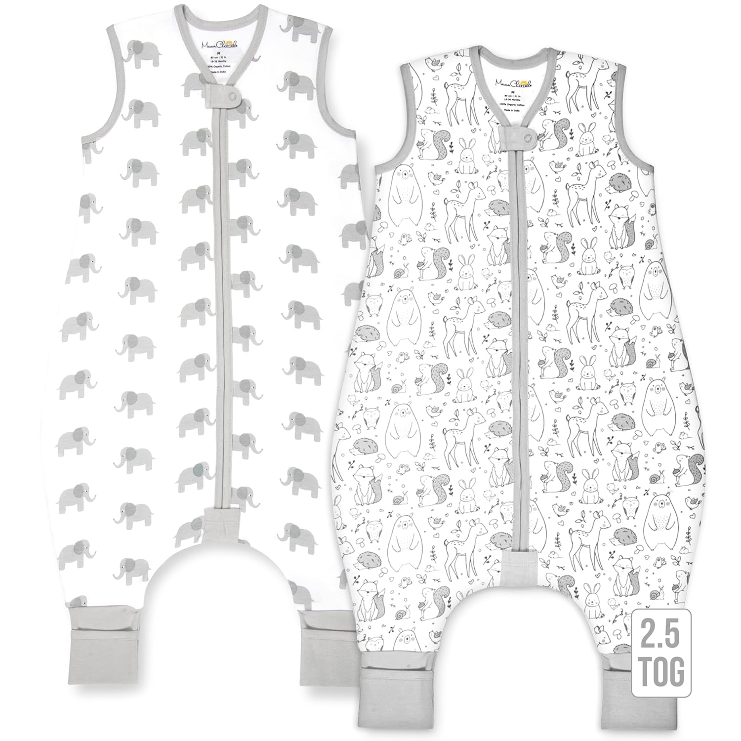 W/ Feet 2.5 Tog Animals/Elephants