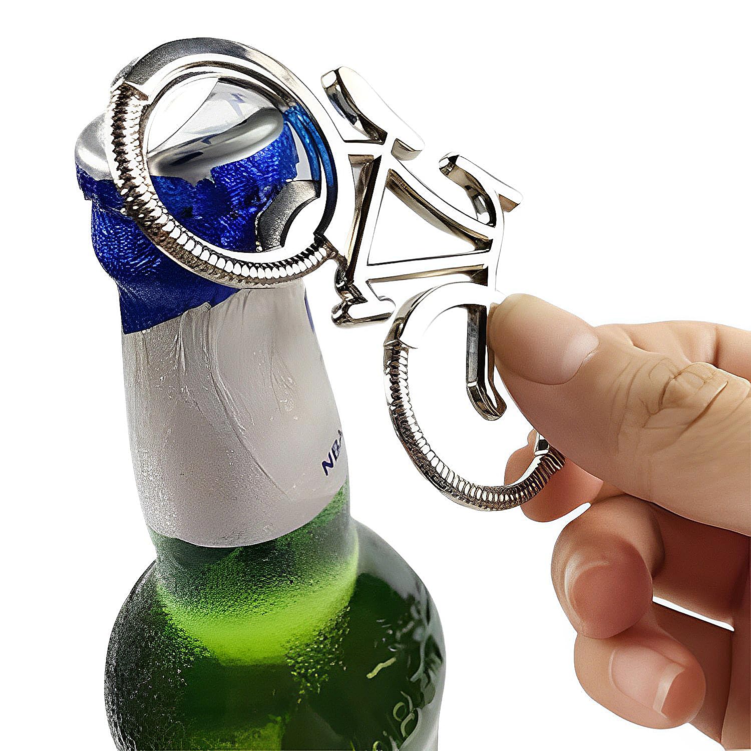 Porte-Clés De Vélo 2Pcs, Sac De Rangement Noir 1Pcs, Ouvre-Bouteille Porte- Clés, Porte-Clés Ouvre-Bouteille, Mini Ouvre-Bouteille, Ouvre-Bouteille De Vélo