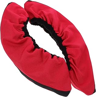 Kisangel 1 Par De Lâminas De Patinação Capa De Lâmina De Patinação No Gelo Protetor De Lâmina De Guardas Guarda Patinação No Gelo Absorventes Capa Vermelha