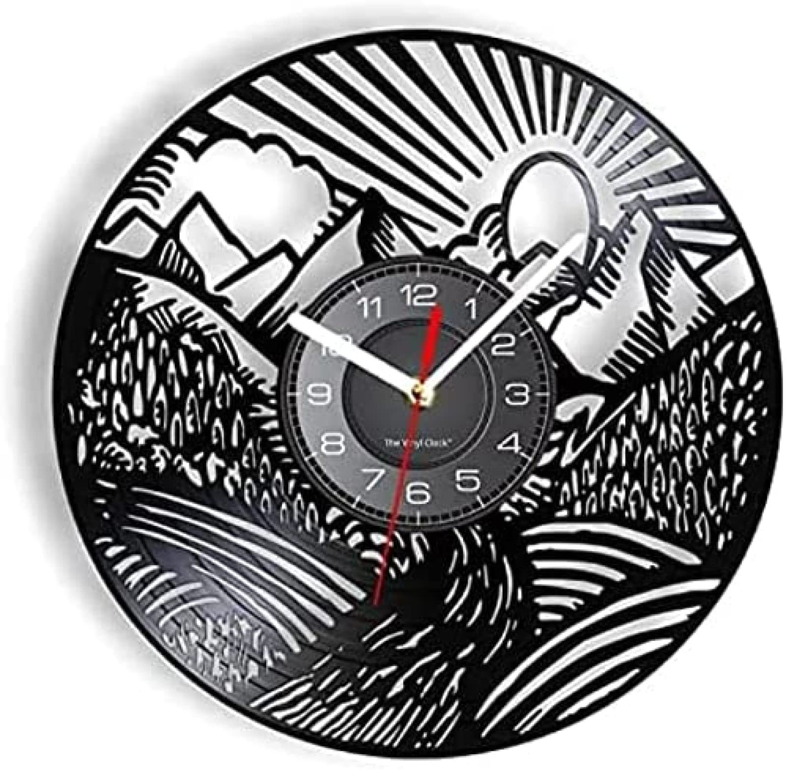 Horloge paysage pittoresque : évadez-vous depuis votre salon