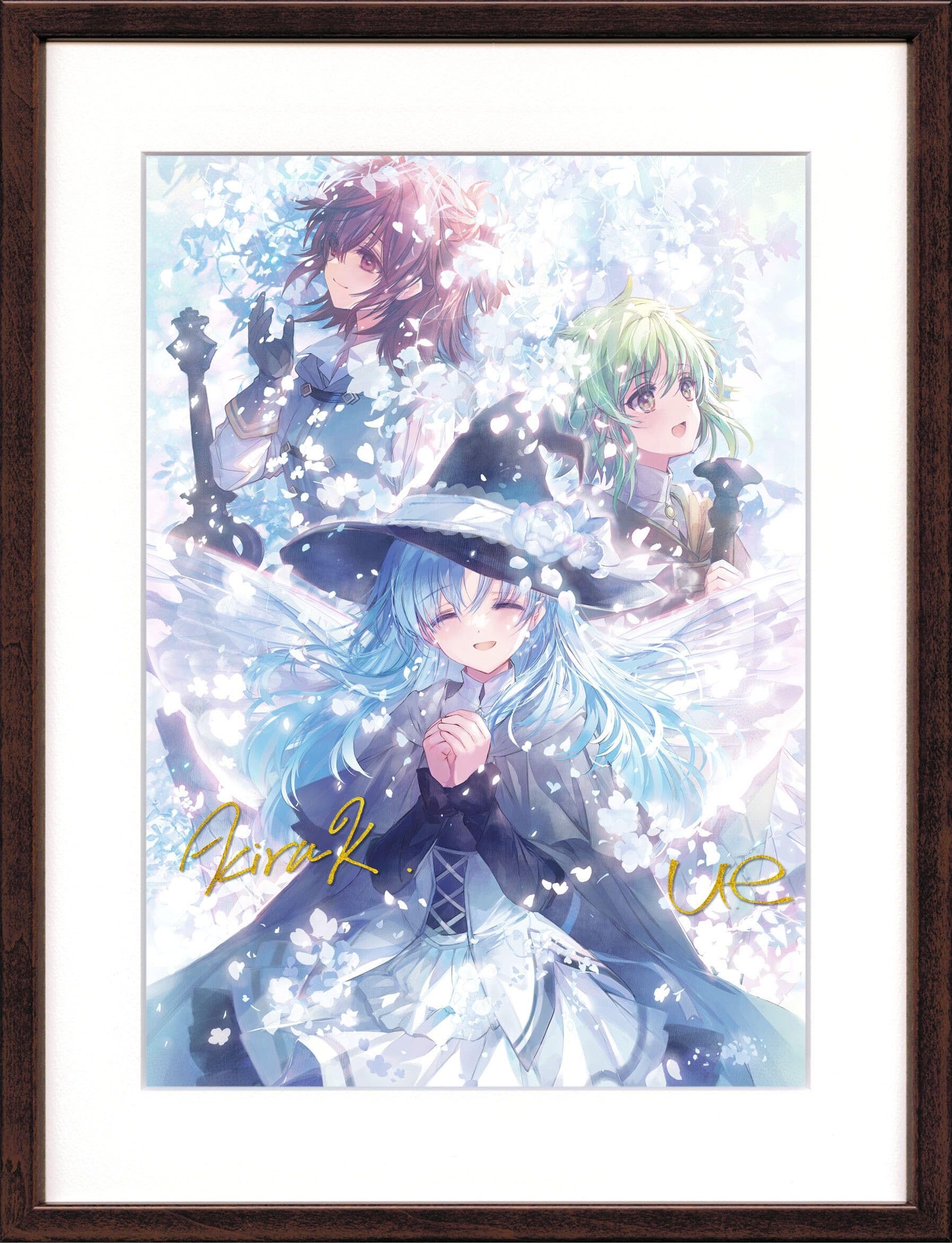 終末なにしてますか？　 複製サイン入りミストグラフ Amazon.co.jp: KADOKAWA 『ue art works - Flowery -「終末なにして