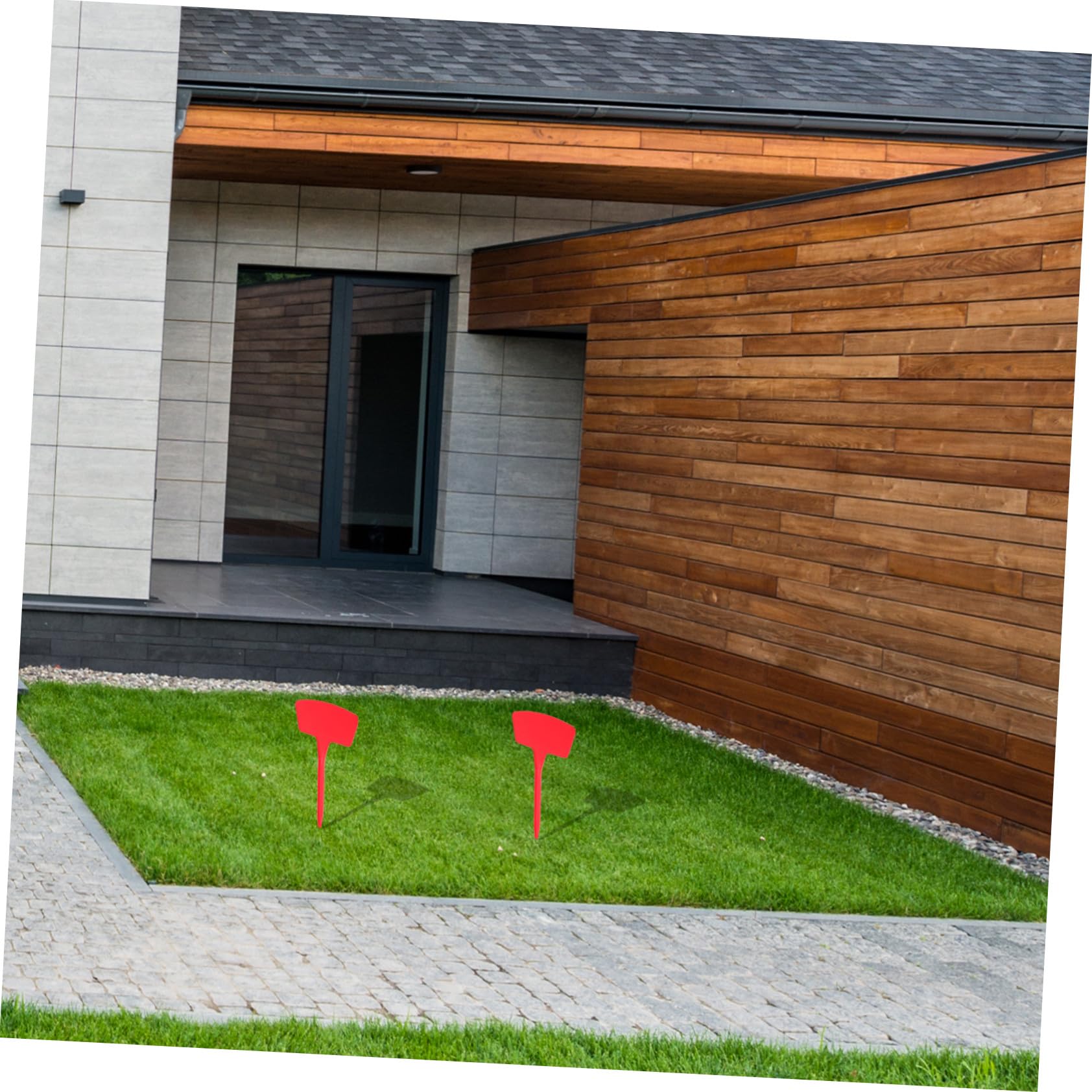 TOYANDONA 60 Stück Wetterfeste Gartenstecker Große Kunststoff Pflanzenschilder Wiederverwendbare Beschreibbare Pflanzenetiketten für Gemüse Blumen Pflanzenkübel Gartenbedarf