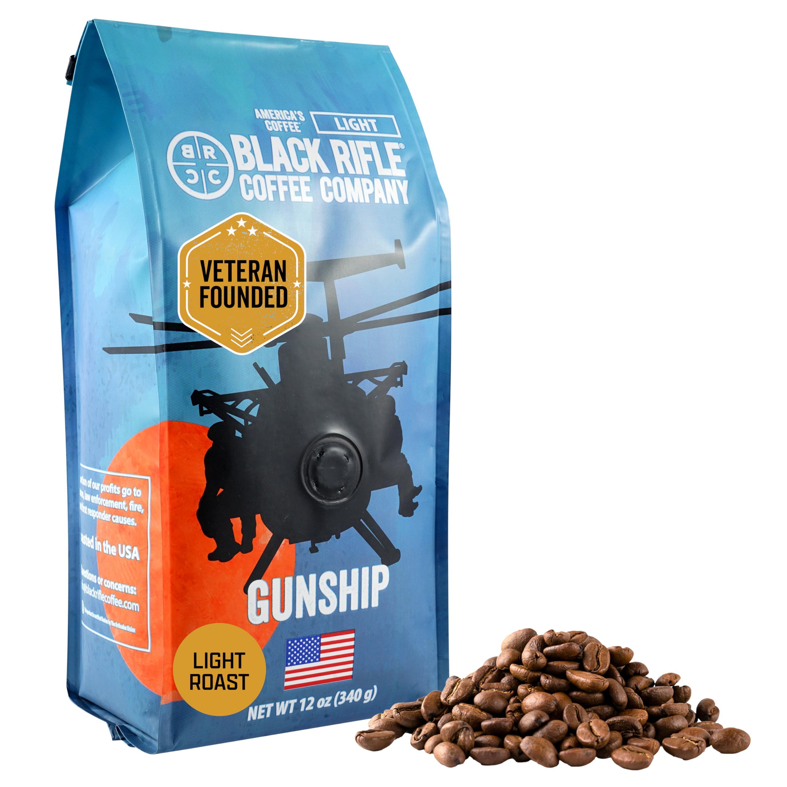 Amazon.com: Black Rifle Coffee Company Gunship Roast, 12oz Bag
