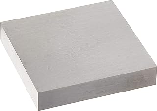 The Beadsmith Steel Bench Block - Flat Anvil Jewelers Tool - Solid Metal Bench Block for Jewelry and Stamping - Protect Your Work Surface - 4 x 4 x 0.5 inches