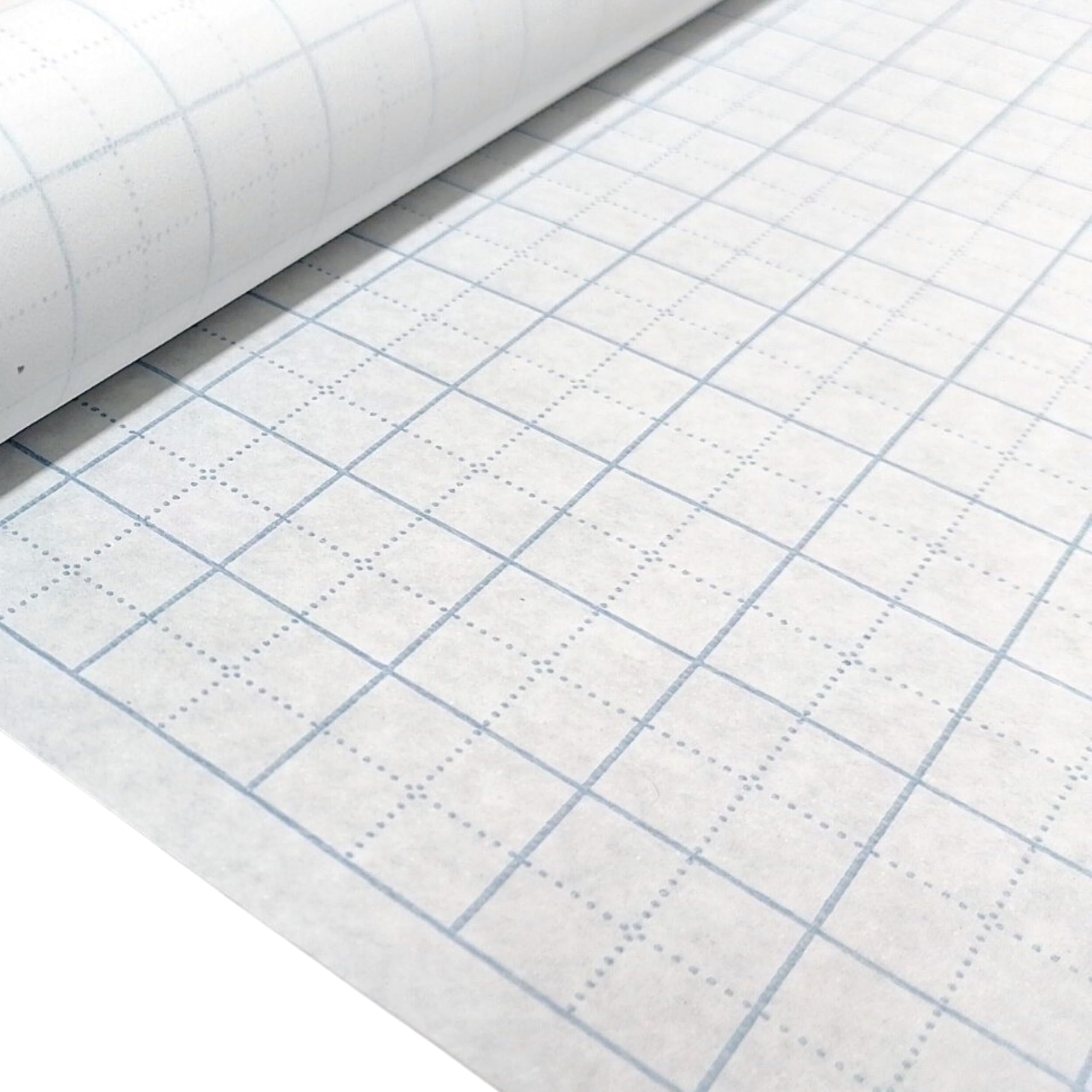 Premium Dressmakers Gridded Pattern Paper Roll with Square Grid Print | 1cm & 2cm Grid Sizes | Drafting Patterns Designs | Dressmaking | Supplied on a roll | 36"/91cm Width | 10m Long | 50gsm