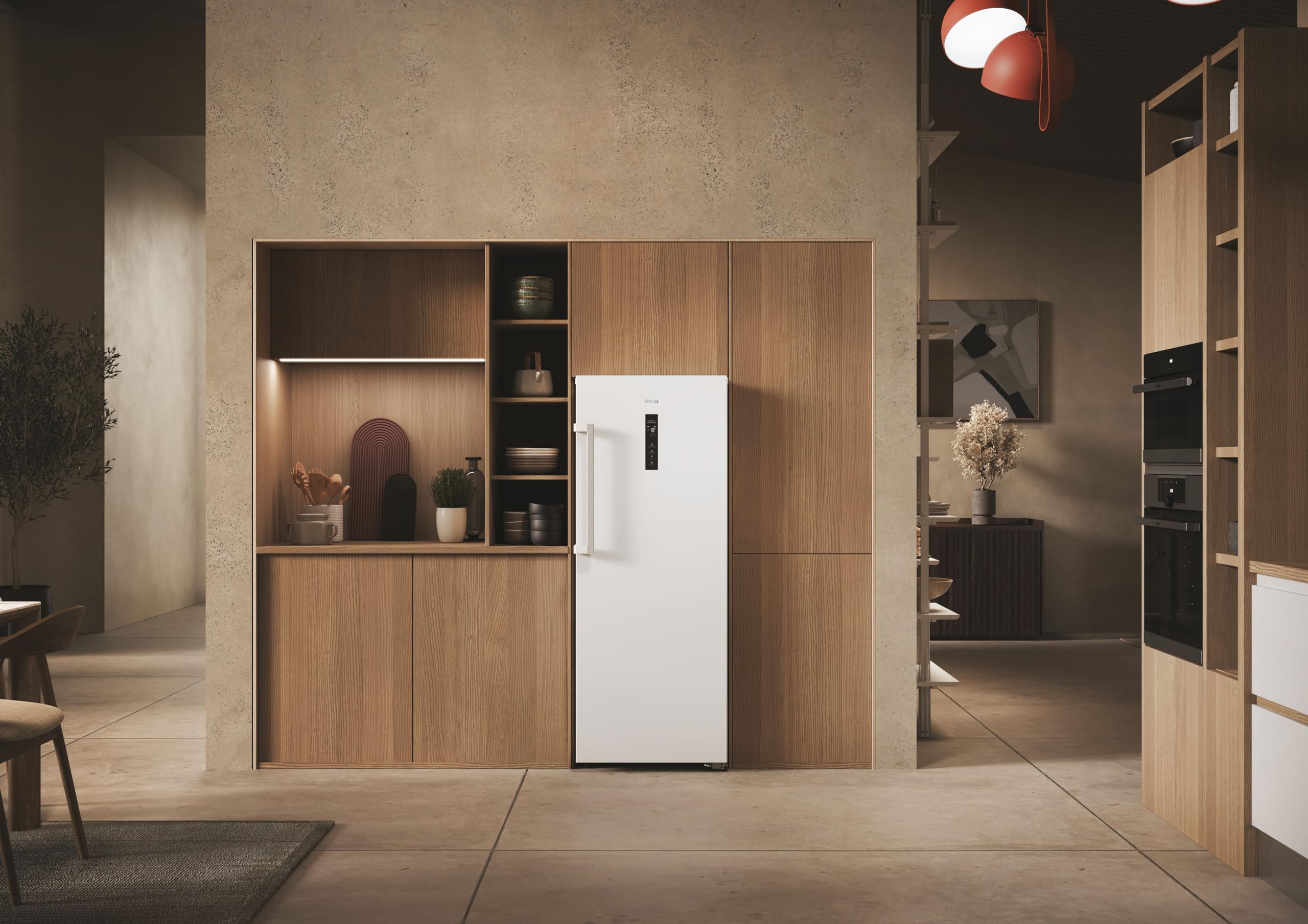 Haier H4F226WDH1 Congelatore/Instaswitch: refrigerazione o congelamento a seconda delle necessità/No Frost/Twist Ice Maker/Smart Hon-App/Inverter Compressore/Volume utile 226 L/Bianco
