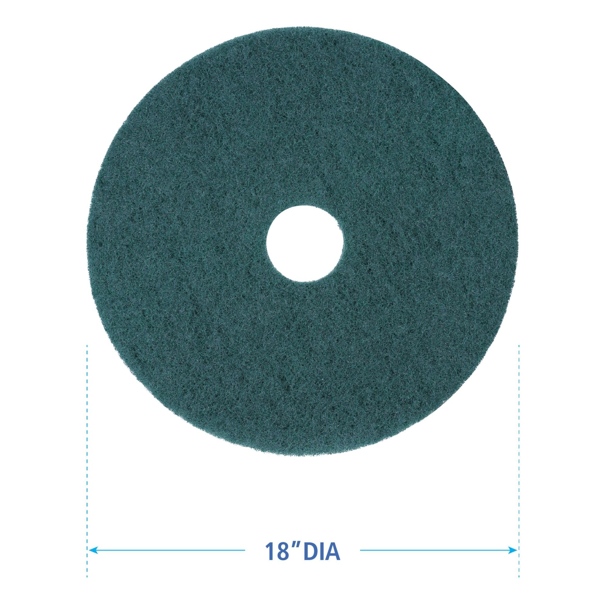 PAD,FLOOR,SCRUB,18",GN
