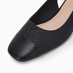 ★andar★ Ripstop Pocket Slingback Amazon.com | Rilista Women's Slingback Low Heels Closed Toe