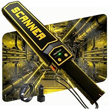 Handheld Metal Detector Magic Wand, Portable Professional Metal Detector for Security, high Sensitivity, 360 scan, 3 Modes, 9V Alkaline Battery Included
