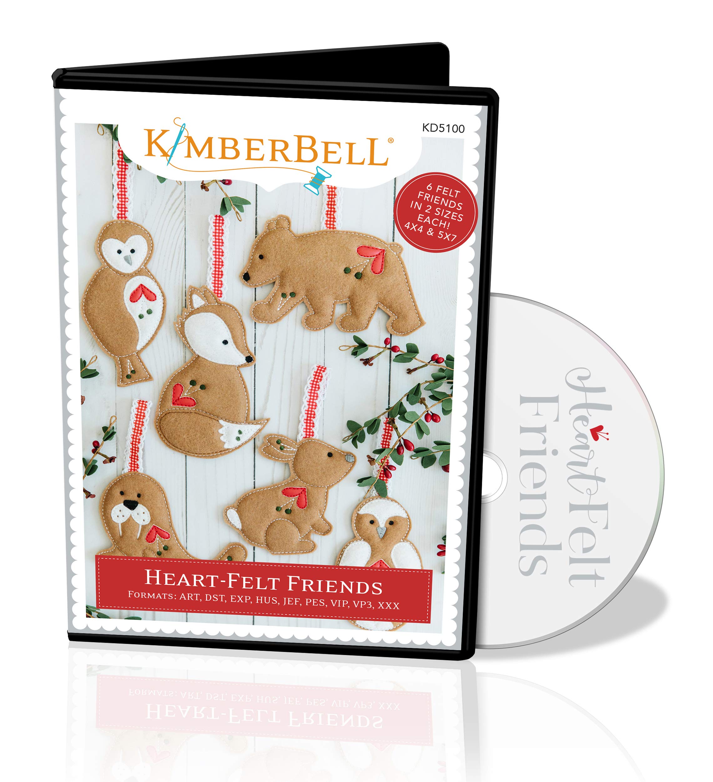 Buy Kimberbell HeartFelt Friends Machine Embroidery Design CD