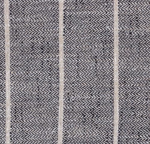 Miniatura 8 de HomePop Decoración del hogar Taburete tapizado con respaldo redondeado Taburetes de bar de 24 pulgadas Muebles decorativos para el hogar, rayas