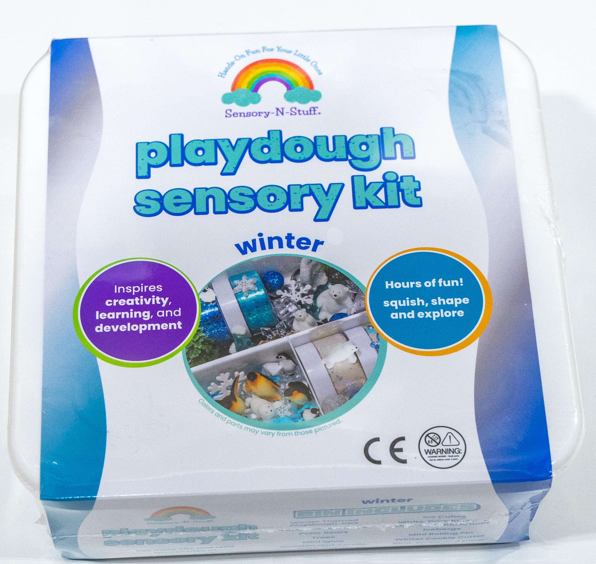 Kit de pâte à modeler d'hiver – Animaux arctiques et