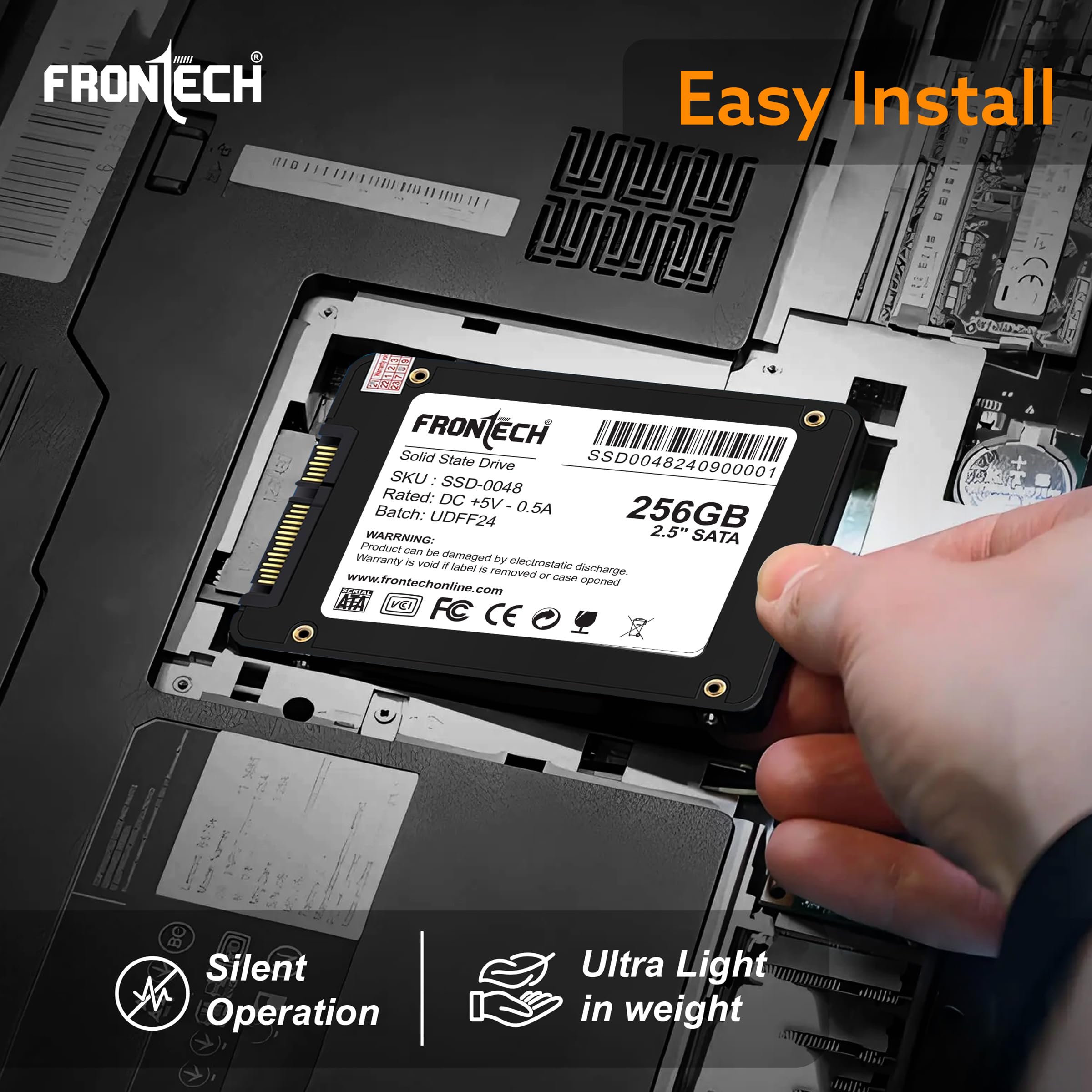 Amazon.in: Buy FRONTECH 256GB Internal SSD, 2.5 SATA3, Low Energy