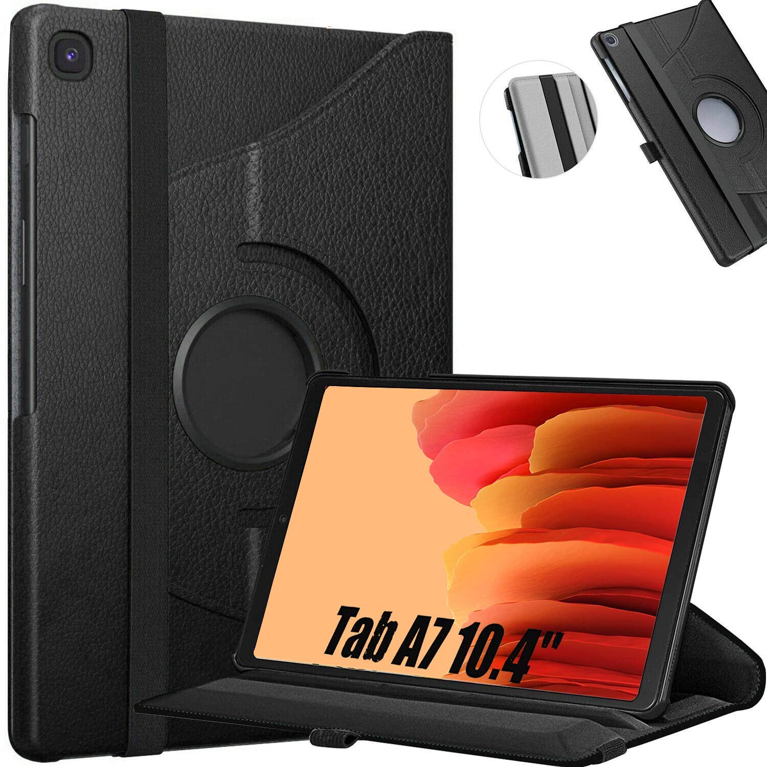 lustree samsung galaxy tab a7 10.4 inch Flip Cover,rotate angle 360 [standing cover] Flip Cover wallet case for samsung galaxy tab a7 10.4 inch m-t500/t505/t507 2020 release - black (B08L1SCN9Y) Amazon Price History, Amazon Price Tracker