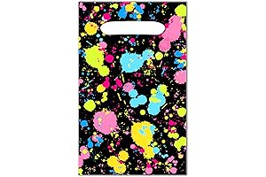 Vusnud Neon Glow Party Candy Bags for Birthday Celebrations