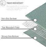 Ascendance Yoga Mat - Prime 6mm Épais, 72" x 24", Imprimé solide ou réversible, antidérapant, résistant à la déchirure, Tapis d'entraînement pour Pilates, Maison, Studio, Fitness, Gym, Training, Floor Stretching