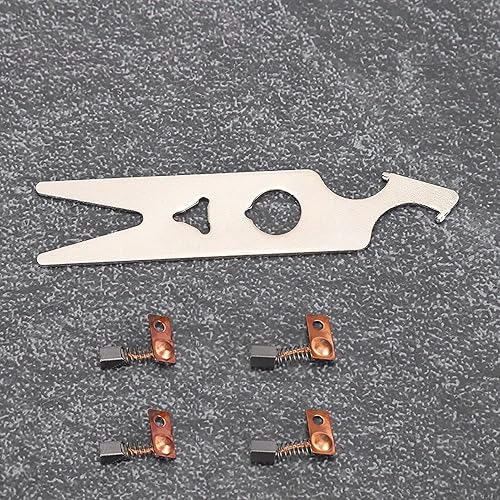 Miniatura 6 de ANGGREK Manipro Part - Juego de 2 pares de llaves de cepillo de carbono, pieza de repuesto para taladro de uñas, pieza de repuesto Up200