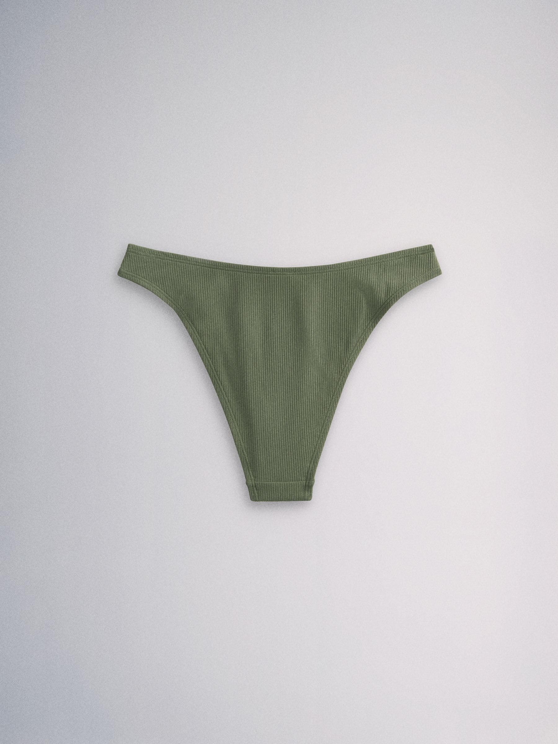 THE SET Mujeres Pack de 3 Braguitas de Bikini de Pernera Alta