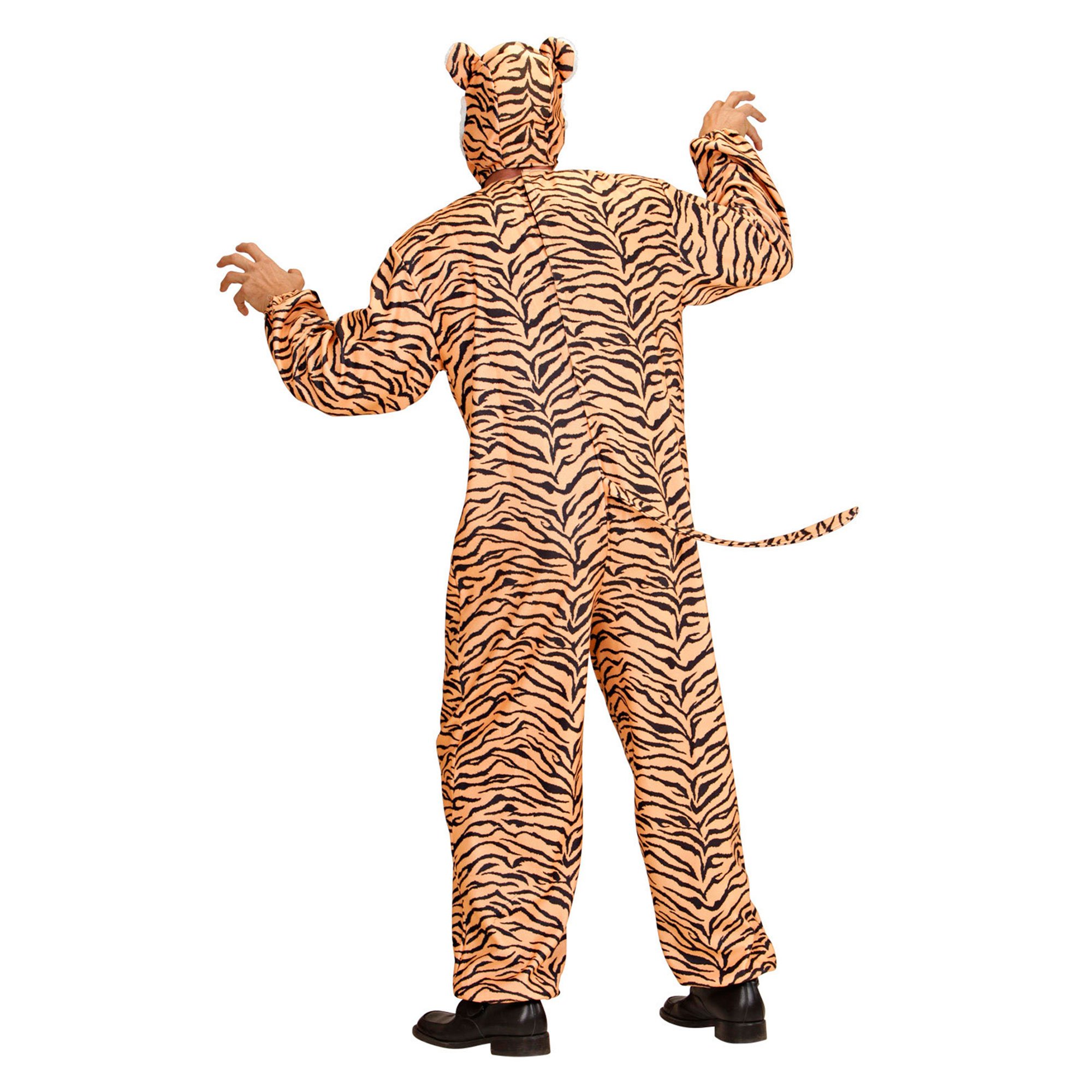 Mens Tiger Animal Costume Medium UK 40/42" for Animal Jungle Farm Fancy Dress, Multi-coloured - Image 3