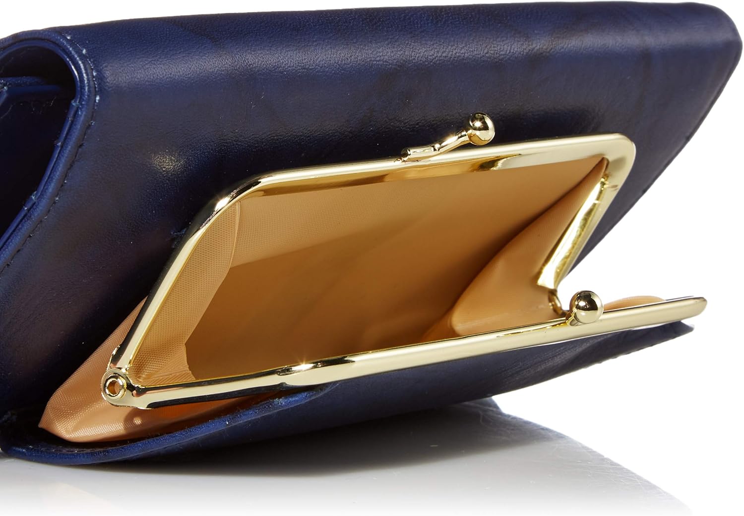Buxton Checkbook Clutch, Navy, 39316.NA - Image 3