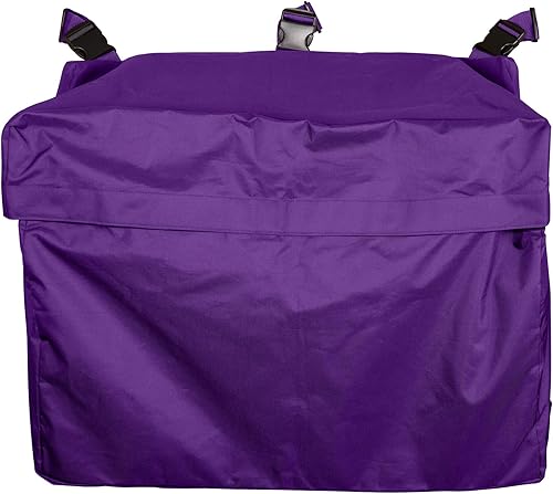 Schneiders Stall Front Large Horsewear Bag II  Poliéster 600D duradero  Recubierto de teflón  Capacidad extra grande  Cierre seguro  Color morado