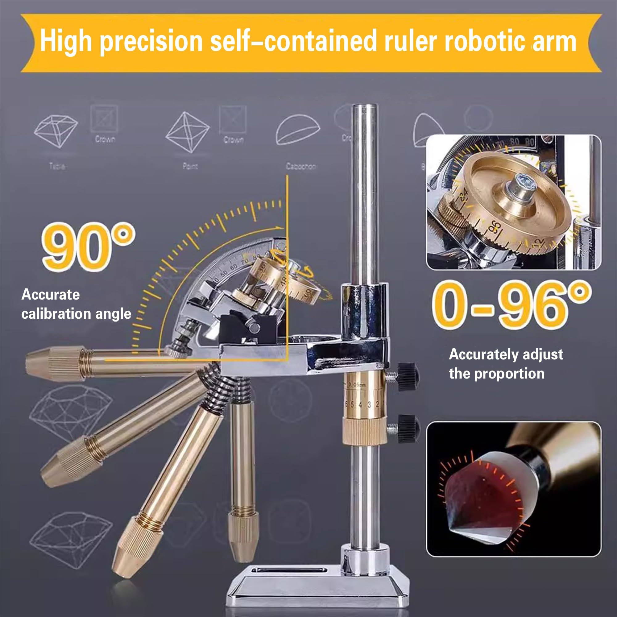 Amazon.com: Electric Gem Faceting Machine, Adjustable Jewelry