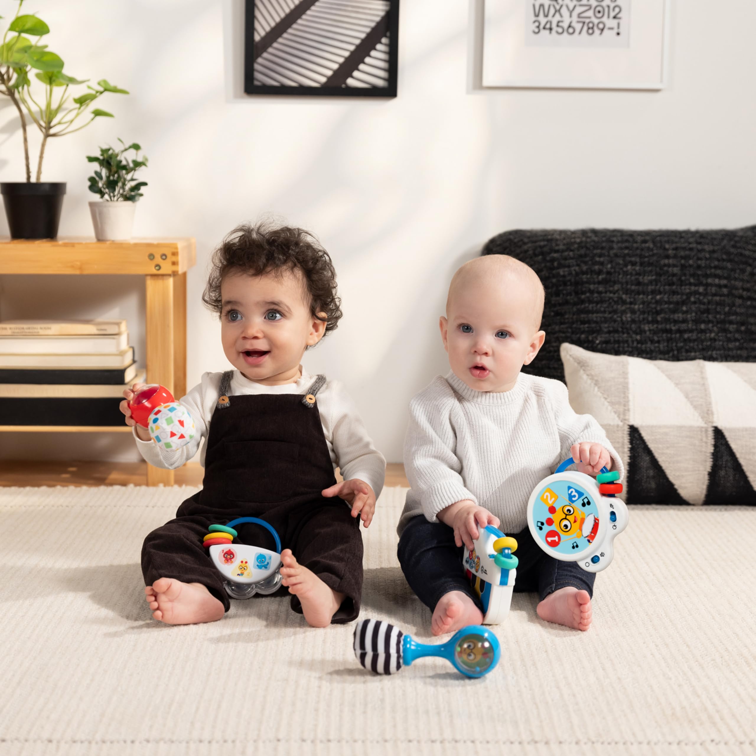 Baby Einstein Shake & Groove zabawka marakasy, dla dzieci od 3 miesięcy i starszych