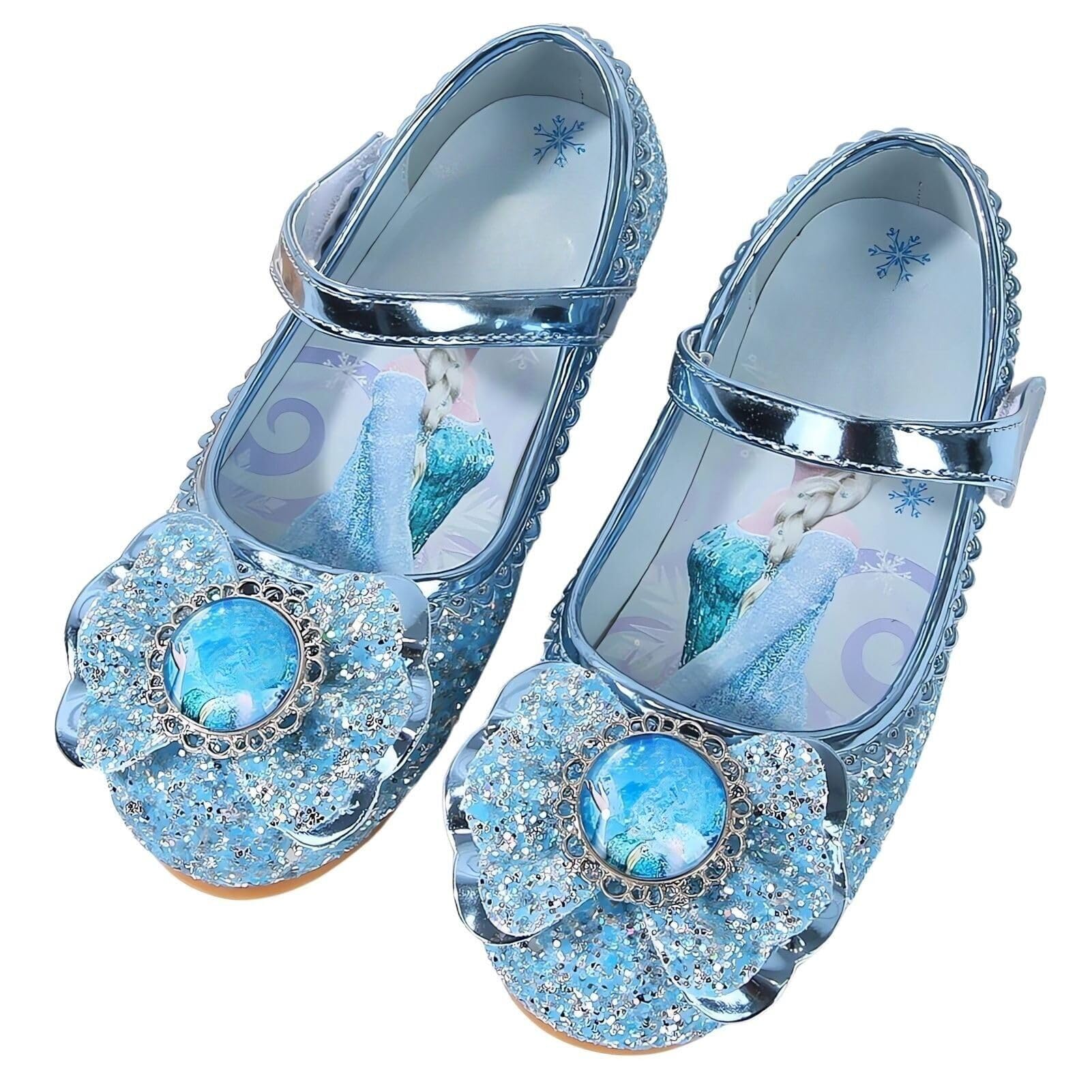 Chaussures Princesse Elsa Filles Baskets Paillettes Enfants Costume Fête Cosplay Mariage