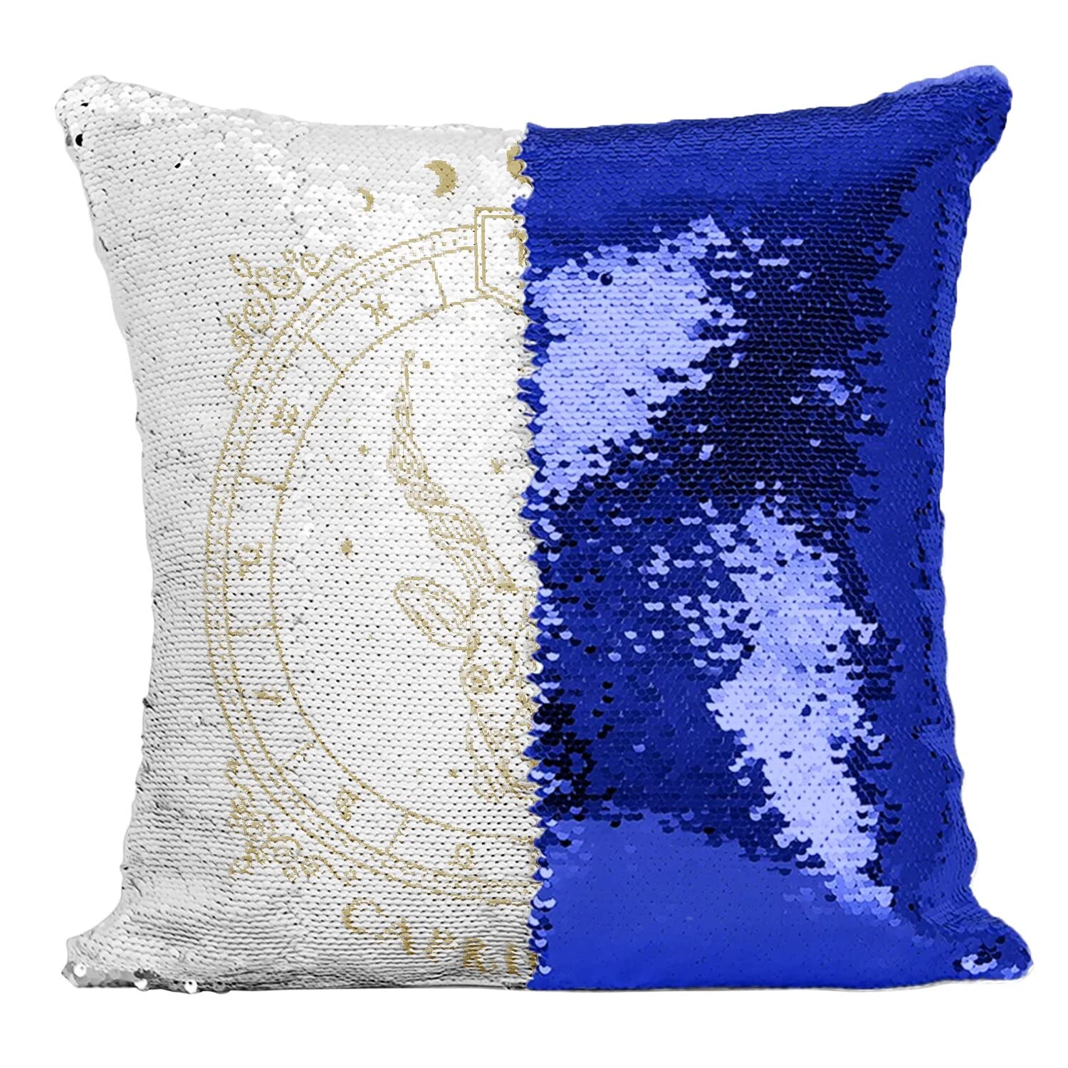 Coussin Capricorne Paillettes : cadeau d'anniversaire astro idéal