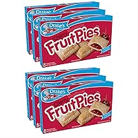 Vista 1 de Drake's by Hostess - 8 pasteles de fruta de cereza de 16 onzas (paquete de 6)