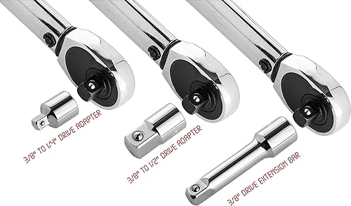 Miniatura 32 de EPAuto - Llave dinamométrica clic de 1/2 pulgada, 10-150 pies/libras, 13.6-203.5 N/m