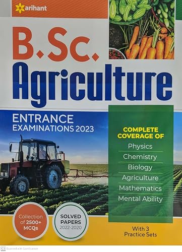 B.Sc. Agriculture Entrance Examinations 2023 (Old Edition)