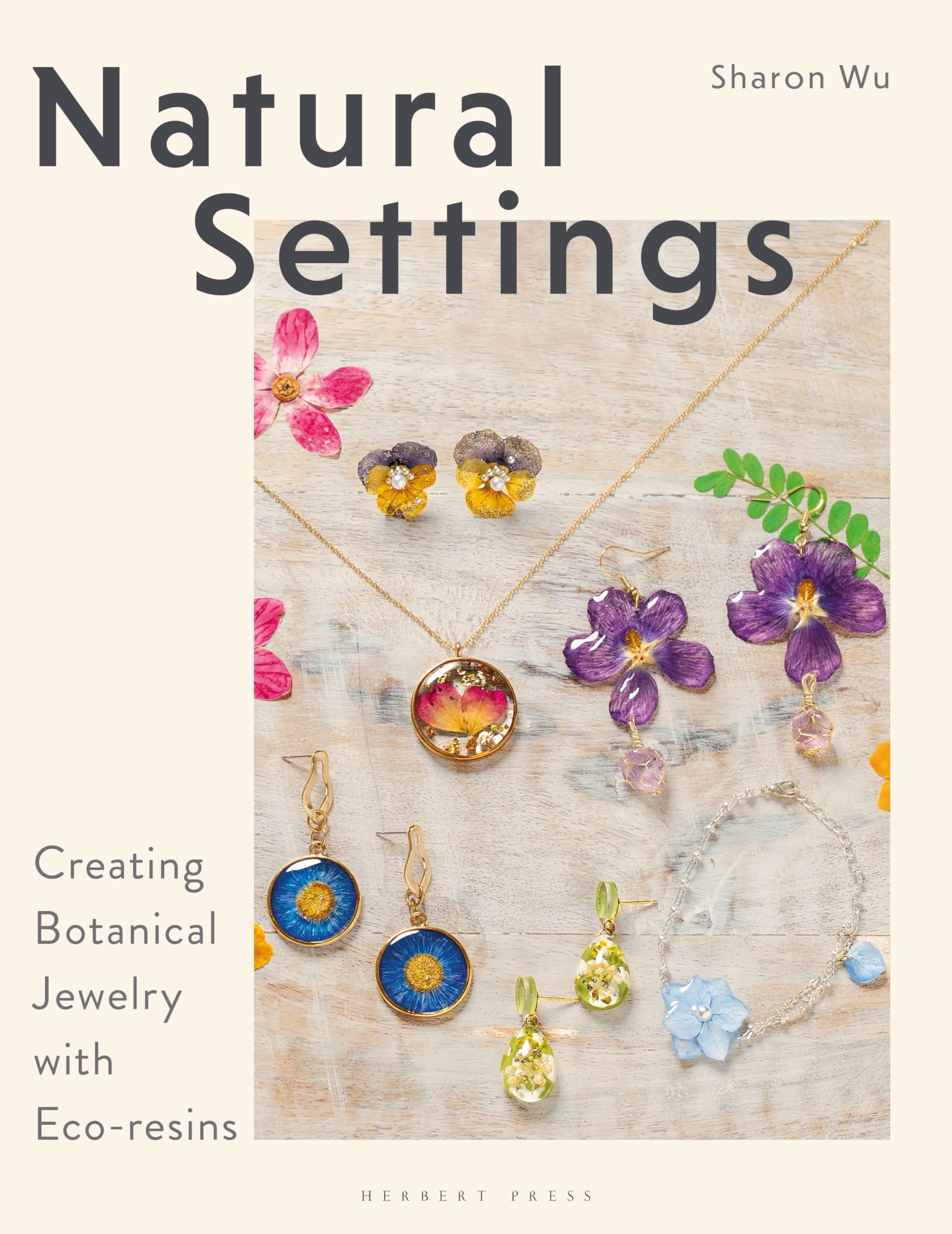 Livre éco-résine Natural Settings technique de bijouterie DIY
