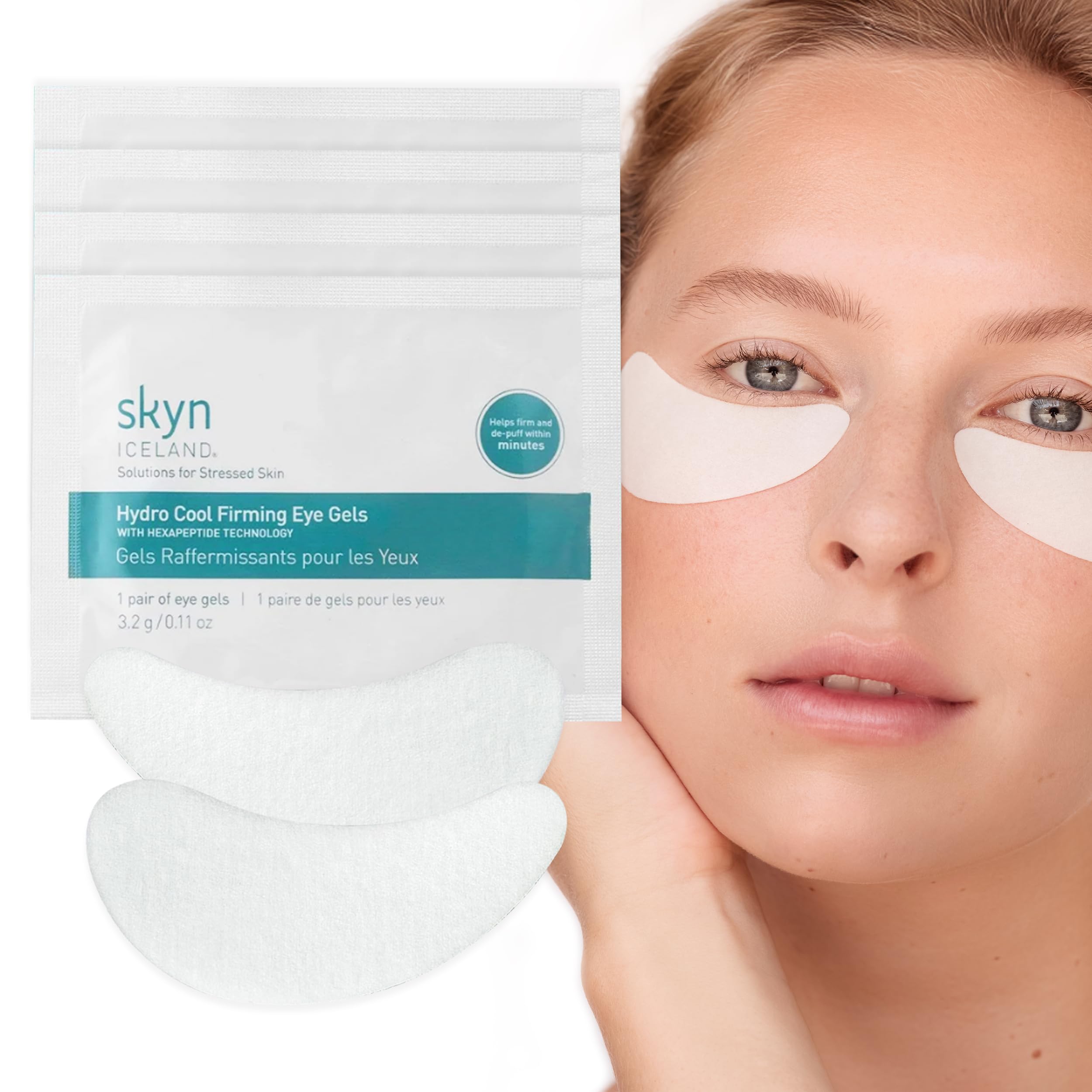 skyn ICELAND 4 paires Patchs Yeux Anti-Fatigue Hydro Cool | Poches, cernes et rides