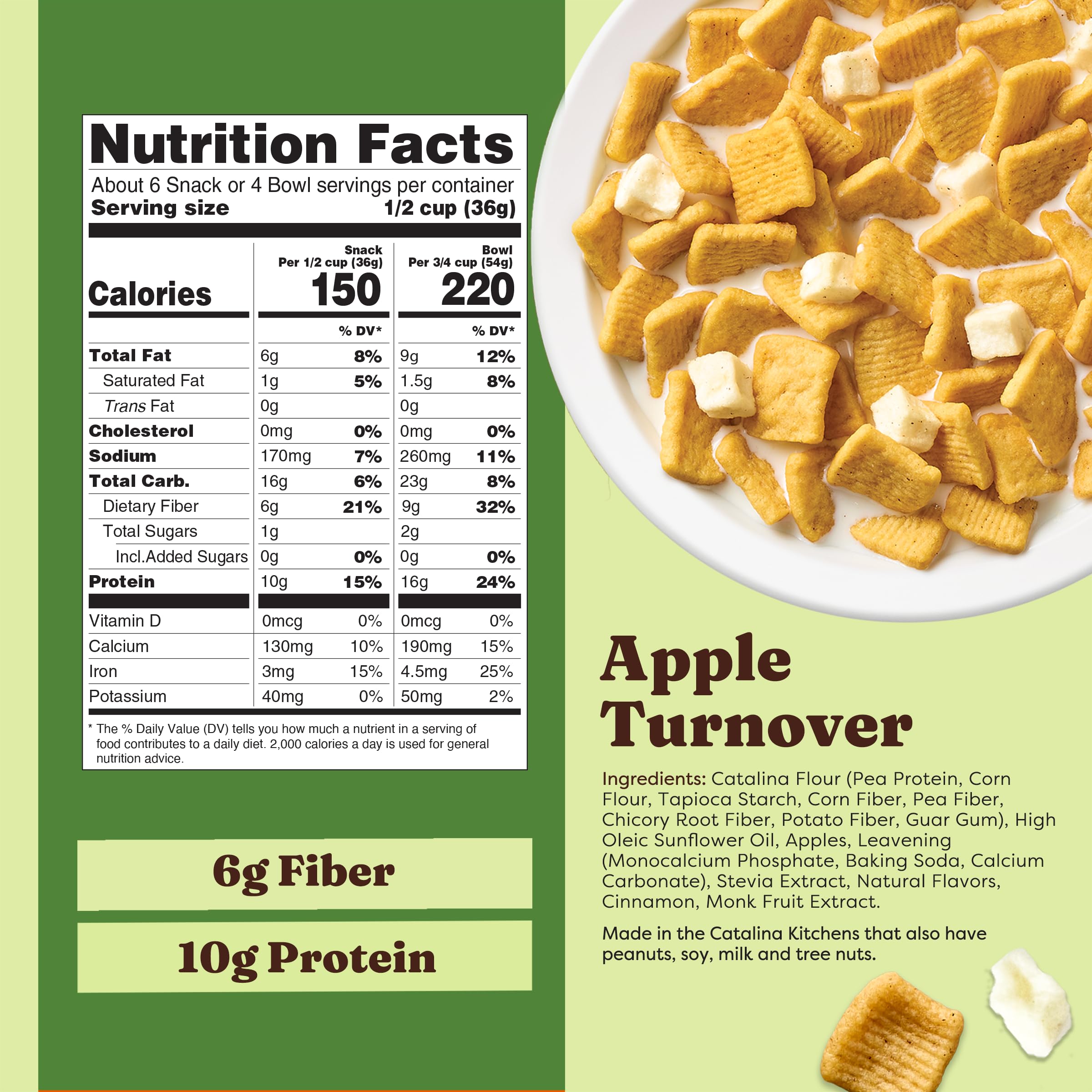 Catalina Crunch Protein Cereal - Breakfast Cereal with 10g of Protein No Added Sugar - Gluten Free - — view 2