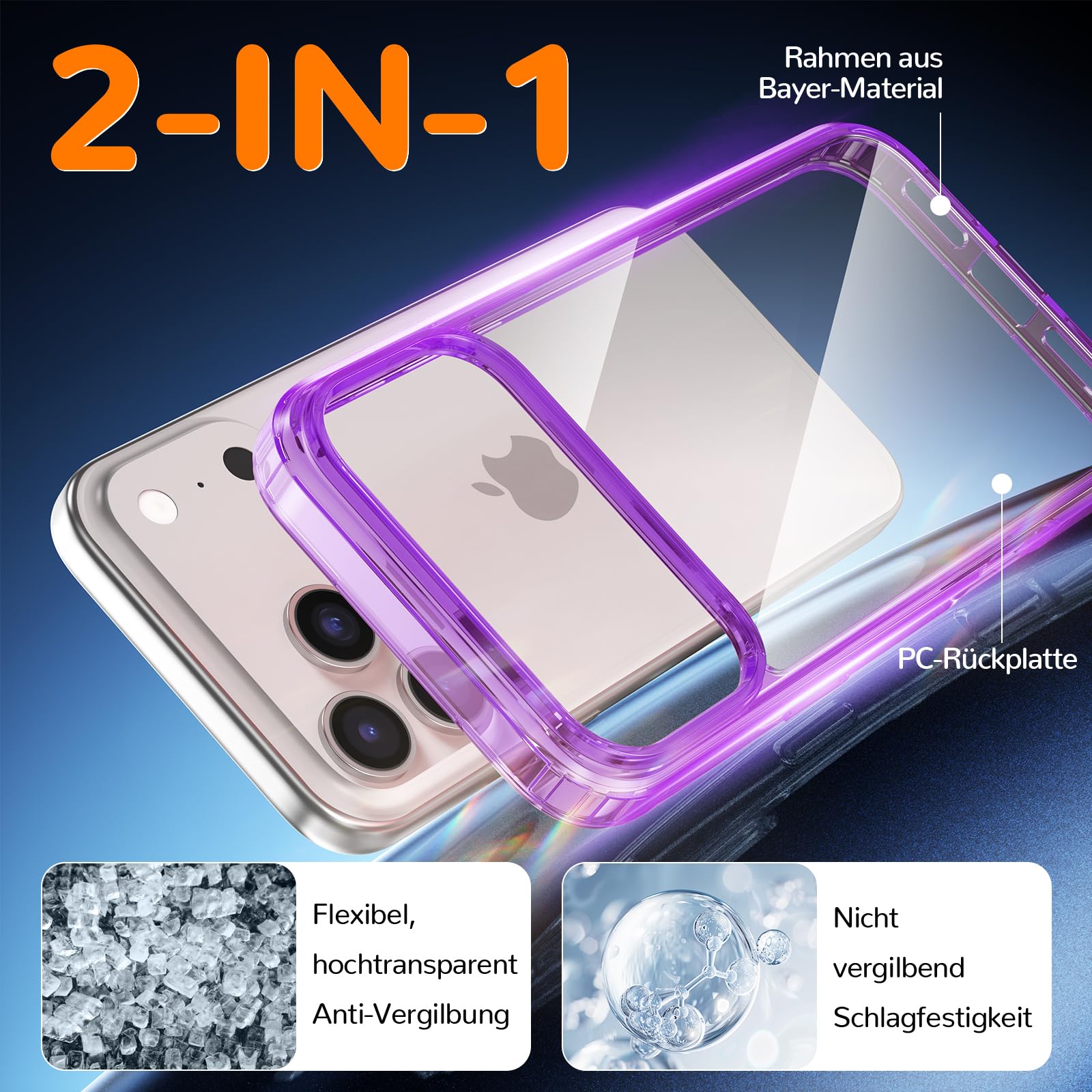Clear Case for iPhone 15, Ultra Thin, Shockproof TPU Cover, Anti-Yellowing, Crystal Clear, Phone Case for Apple iPhone 15 - Clear — view 310