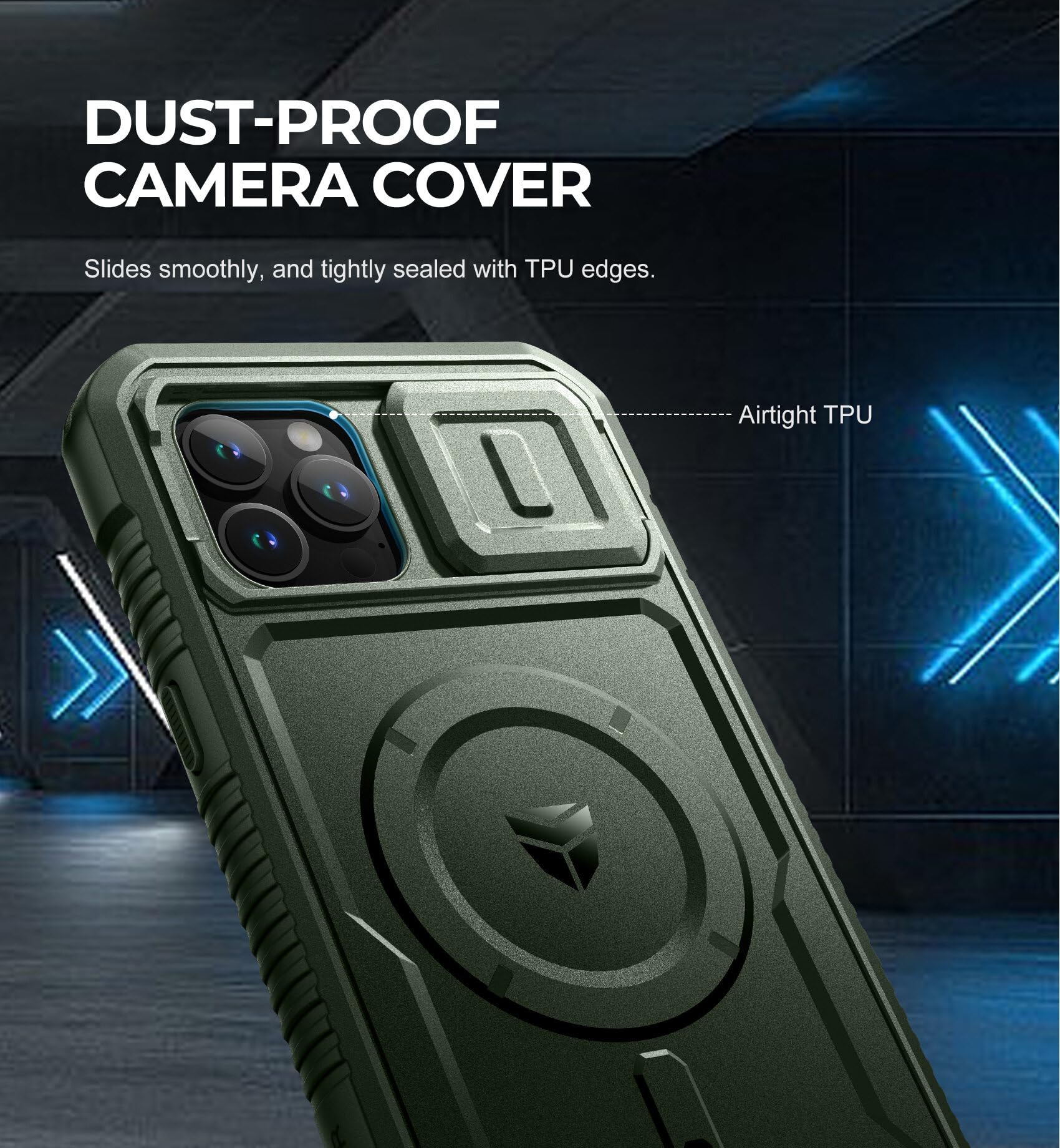 Dexnor Magnetic Bumper Case for iPhone 13 Pro Max, MagSafe Comapitble - Image 3