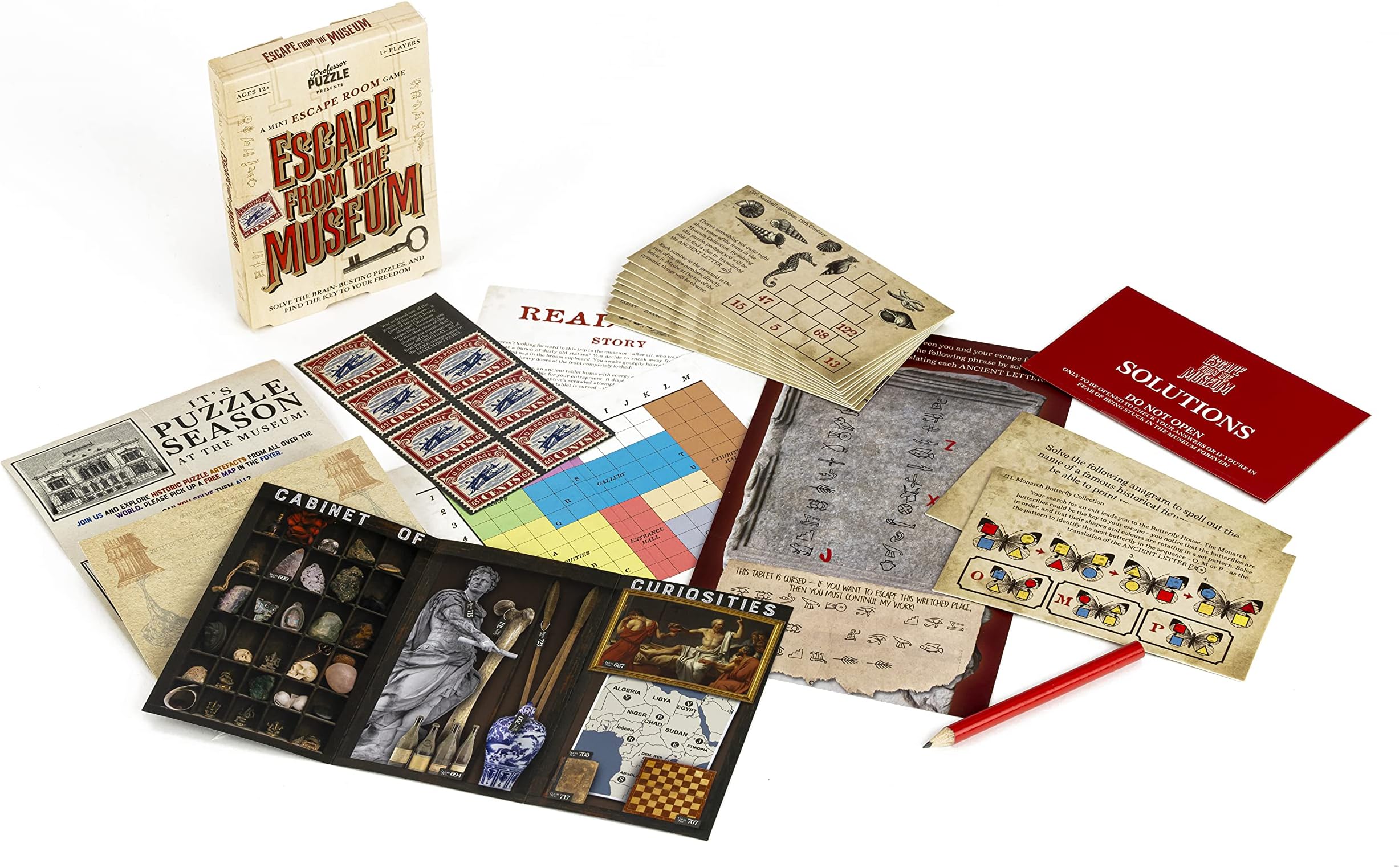Professor PUZZLE Escape From the Museum Escape Room Game