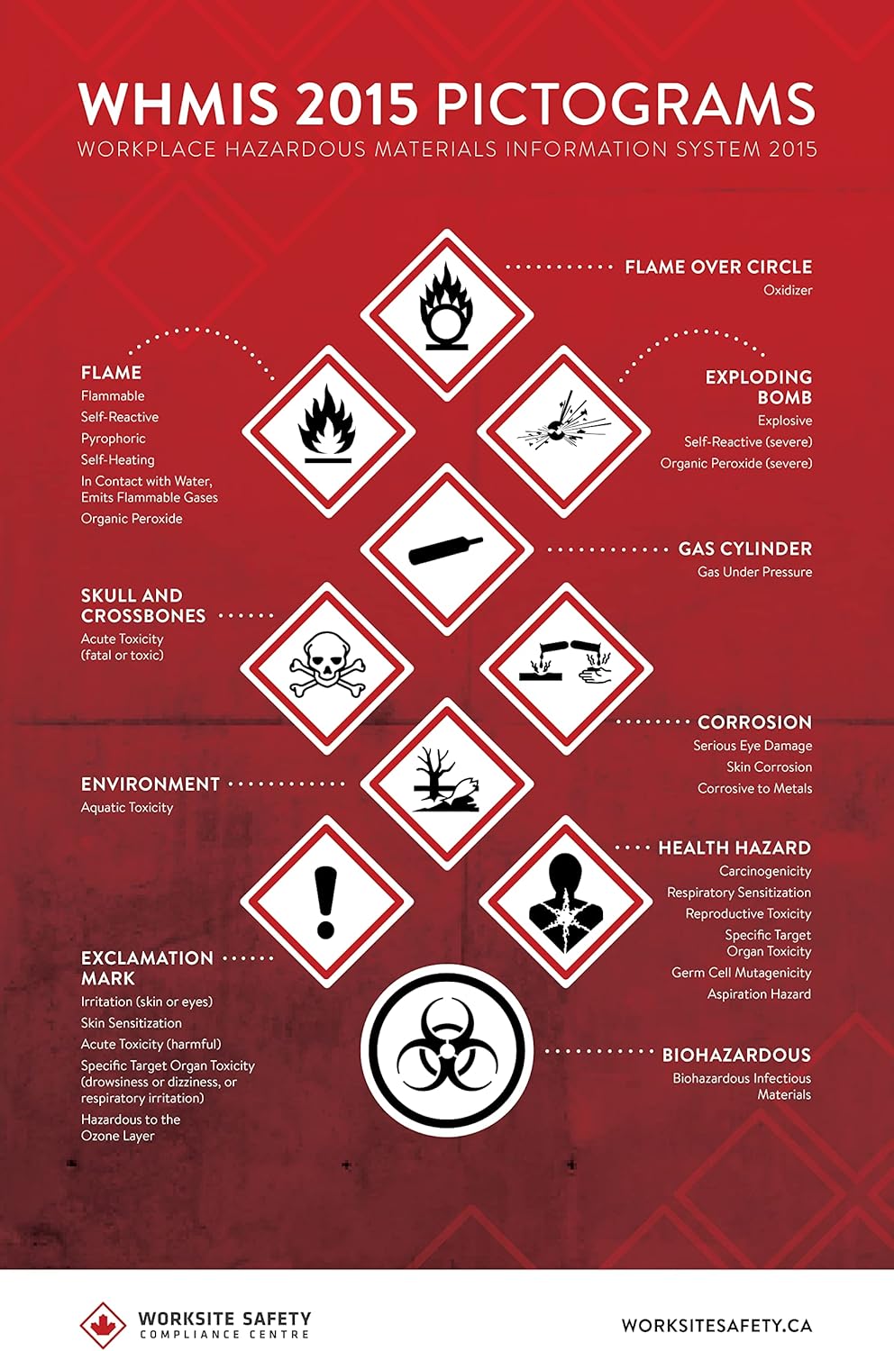 WHMIS Symbol Poster Amazon.ca Home