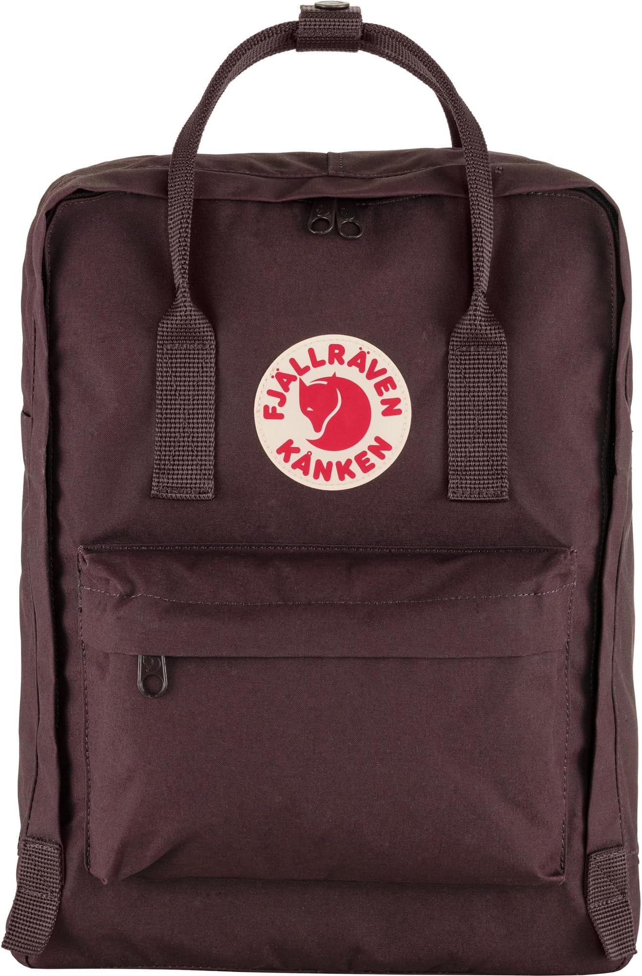 Kanken Backpack - Durable Vinylon Fabric, Water-Resistant, Classic Design - School, Travel, Blackberry