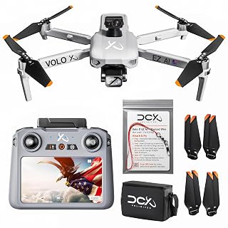 DCX Volo X EZ AI Drones – Drones with Camera for Adults 4k AI-Assisted Flight Control – FAA Approved Drone 4k Camera, 360° Obstacle Avoidance, U.S. Support – Beginner Drone for Adults - Amazon product rated Grade B