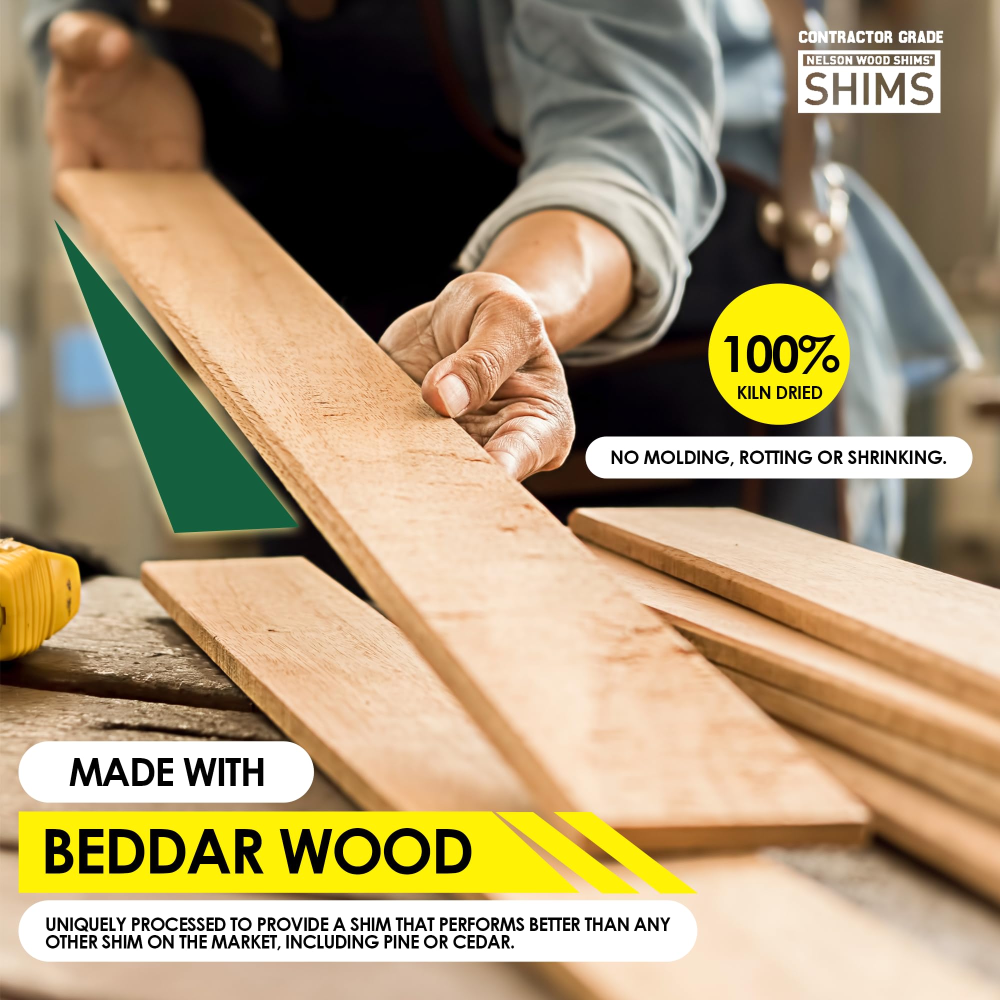 Nelson Wood Shims - Contractor Grade (56 Count) -4