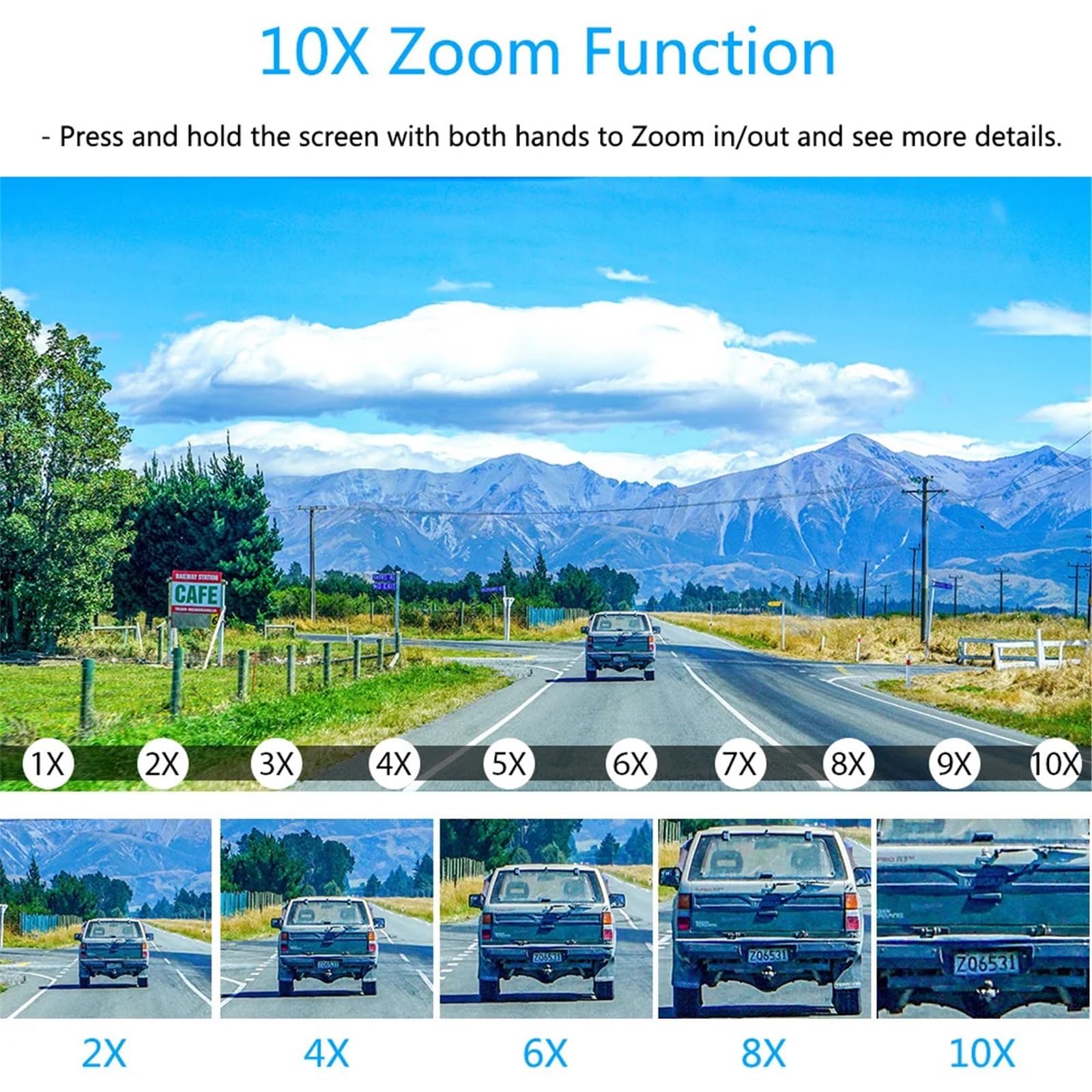 Telecamere di sicurezza, Telecamera WiFi a doppio schermo da 12 MP Zoom 10X esterno 6K di sorveglianza CCTV con tracciamento automatico a tre obiettivi for esseri umani(12MP Add 32G Card)